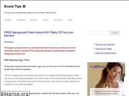 Sites similar to evanstips.com