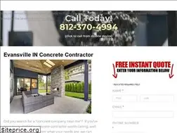 Sites similar to evansville-concrete.com
