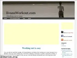 Sites similar to evansworkout.com