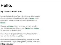 Sites similar to evanyou.me
