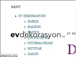 Sites similar to evdekorasyon.xyz