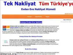 Sites similar to evdenevenakliyeantalya.com