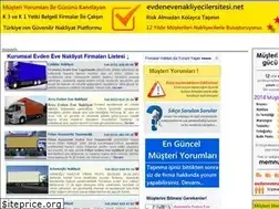 Sites similar to evdenevenakliyecilersitesi.net