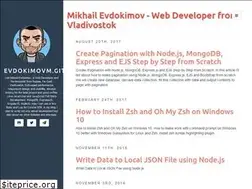 Sites similar to evdokimovm.github.io