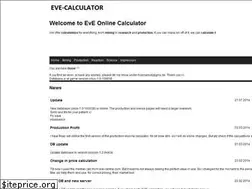 Sites similar to eve-calculator.com