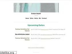 Sites similar to evelynsaylor.com