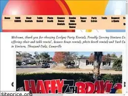 Sites similar to evelynspartyrentals.com