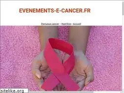 Sites similar to evenements-e-cancer.fr