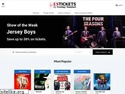 Sites similar to eveningstandardtickets.co.uk