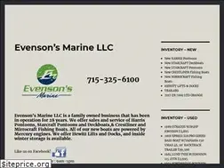 Sites similar to evensonsmarine.com