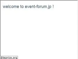 Sites similar to event-forum.jp