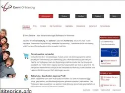 Sites similar to event-online.org