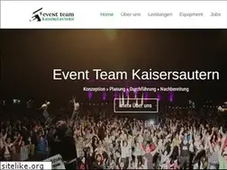 Sites similar to event-team-kl.de