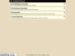 Sites similar to eventcalc.com