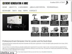Sites similar to eventgenerator4hire.co.uk