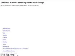 Sites similar to eventlogw.com
