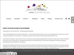 Sites similar to events-altespinnerei.de