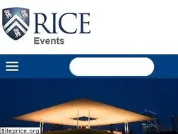 Sites similar to events.rice.edu
