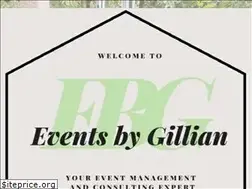 Sites similar to eventsbygillian.com