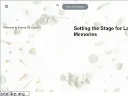 Sites similar to eventsdeluxury.com