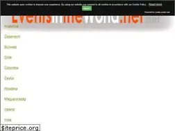 Sites similar to eventsintheworld.net