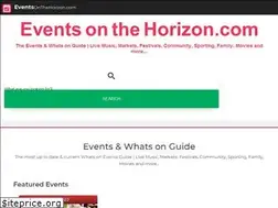 Sites similar to eventsonthehorizon.com