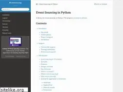 Sites similar to eventsourcing.readthedocs.io