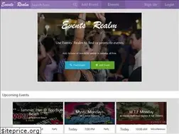 Sites similar to eventsrealm.com