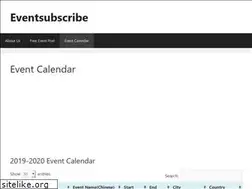 Sites similar to eventsubscribe.com