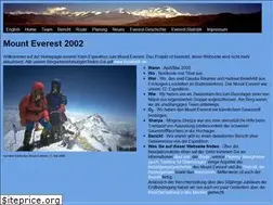 Sites similar to everest-2002.de