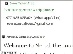 Sites similar to everestnepaltours.com