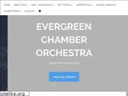 Sites similar to evergreenchamberorch.org