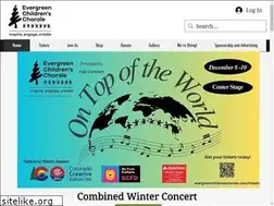 Sites similar to evergreenchildrenschorale.com