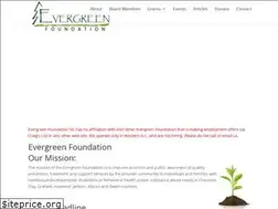 Sites similar to evergreenfoundationnc.org