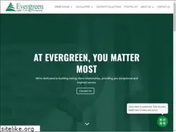 Sites similar to evergreenlandtitle.com