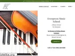 Sites similar to evergreenmusicschool.com