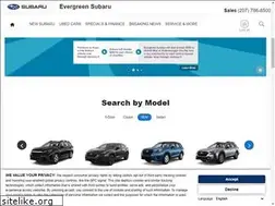 Sites similar to evergreensubaru.com