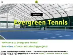 Sites similar to evergreentennis.net