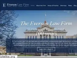 Sites similar to eversonlaw.com