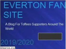 Sites similar to evertonfansite.co.uk