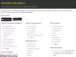 Sites similar to everydaycalculation.com