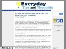 Sites similar to everydaytipsandthoughts.com
