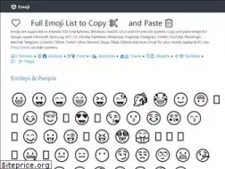 Sites similar to everyemoji.com