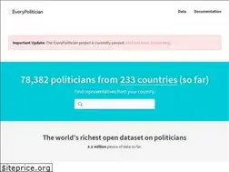 Sites similar to everypolitician.org