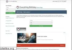Sites similar to everything-birthday.com