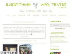 Sites similar to everything-was-tested.de