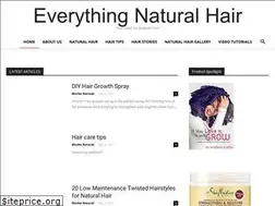 Sites similar to everythingnaturalhair.com