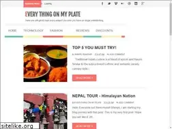 Sites similar to everythingonmyplate.com