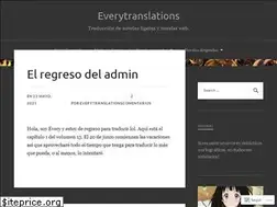 Sites similar to everytranslations.wordpress.com