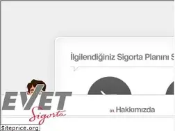 Sites similar to evetsigorta.com